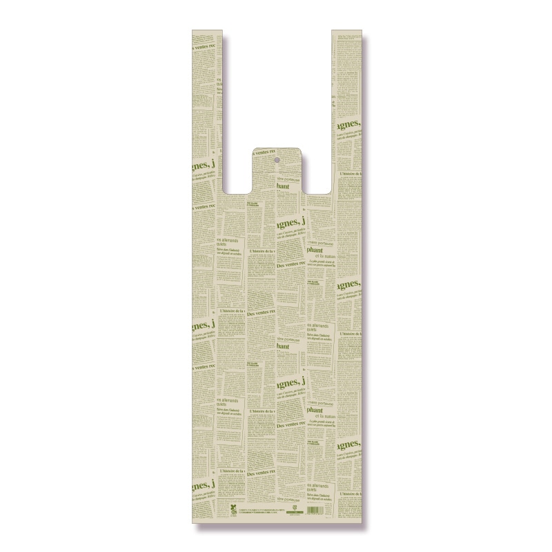 HEIKO レジ袋 バイオハンドハイパー 花束用 M ニュースレター 50枚/袋