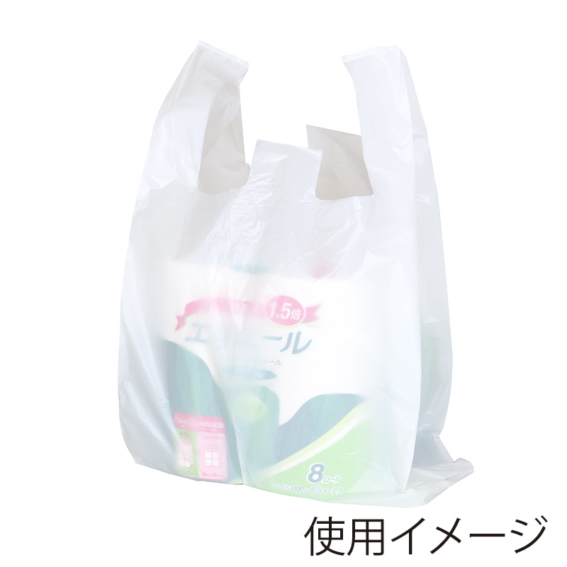 HEIKO レジ袋 再生原料エコハンドハイパー 3L 100枚/袋