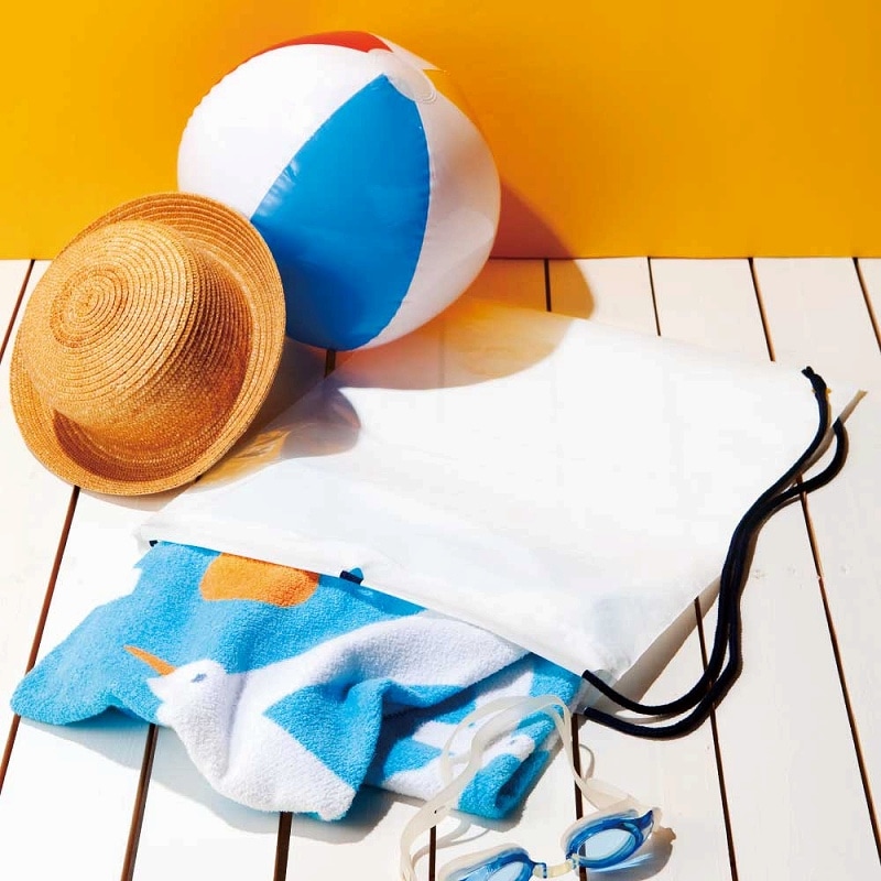 HEIKO ポリ袋 ショルダーシャンテバッグ 40-50 ホワイト 5枚/袋