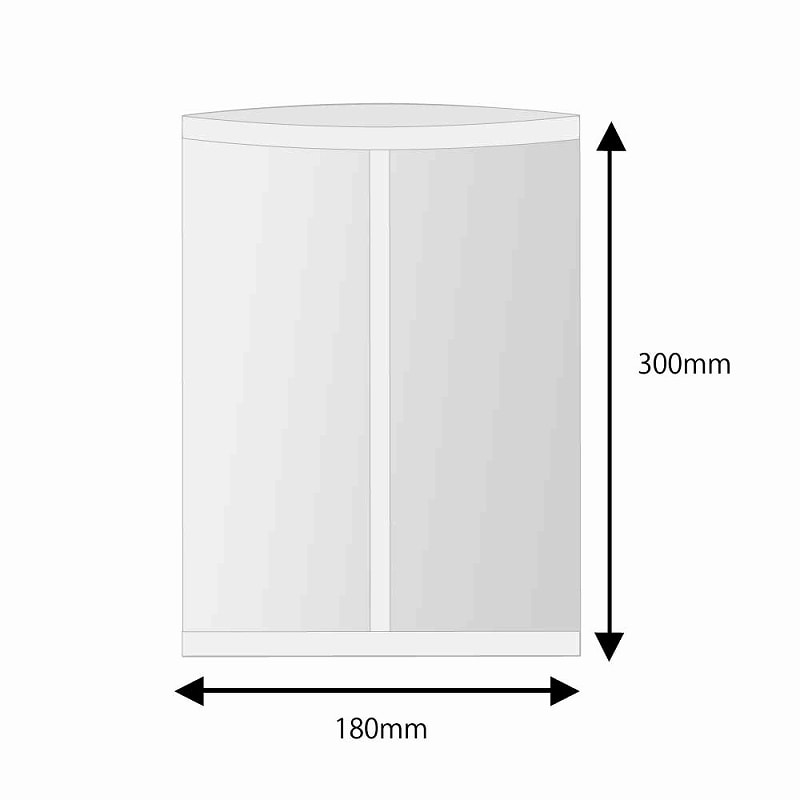 HEIKO ポリ袋 OPPパートコート袋 #50 18-30 100枚/袋