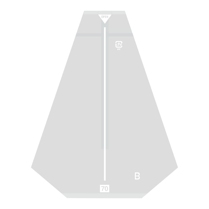 HEIKO サンドイッチ袋 70 イージーカット ライン白 100枚/袋