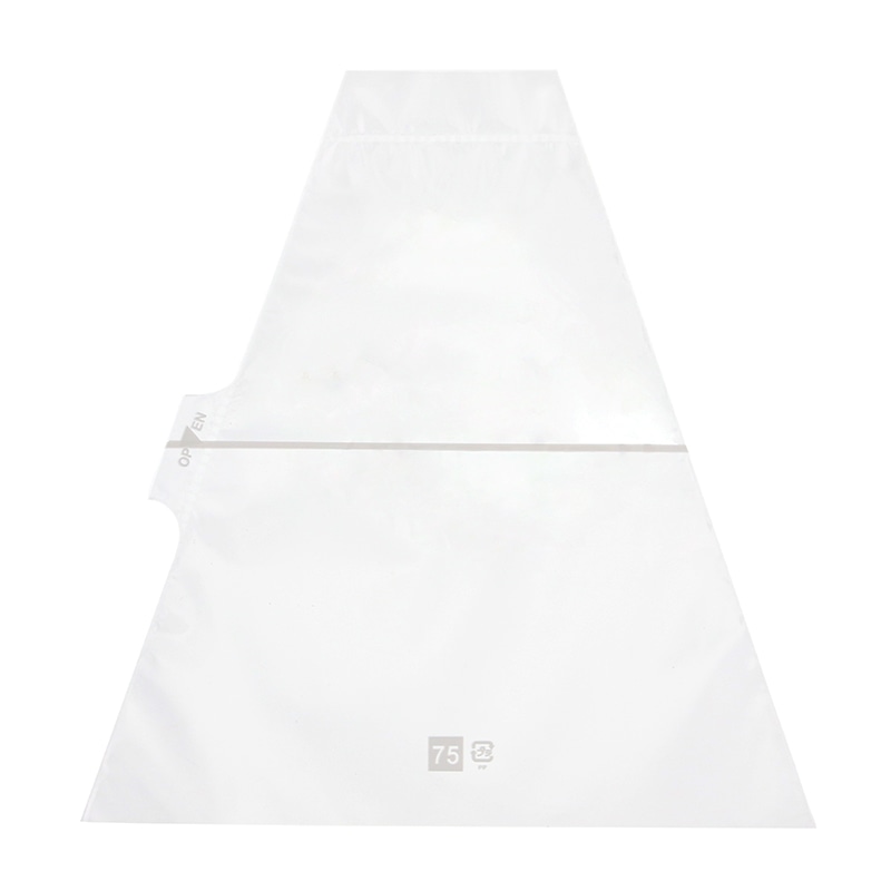 HEIKO サンドイッチ袋 75 横開きタイプ ライン白 100枚/袋