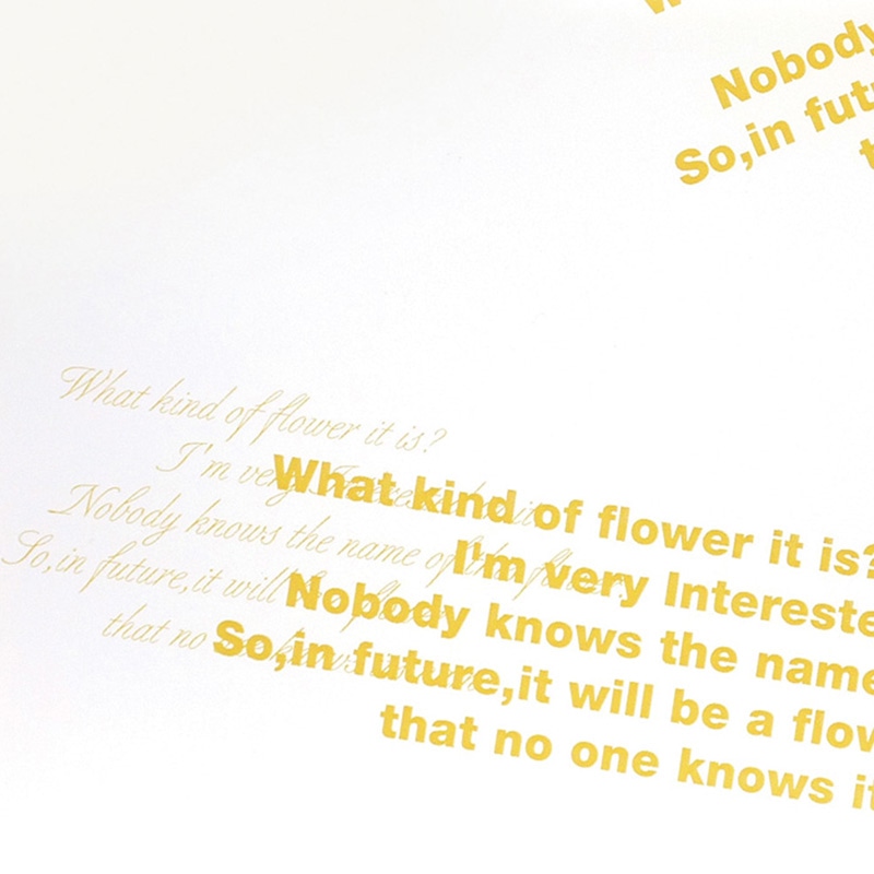 ラッピングペーパー OPPグレース イエロー 1本