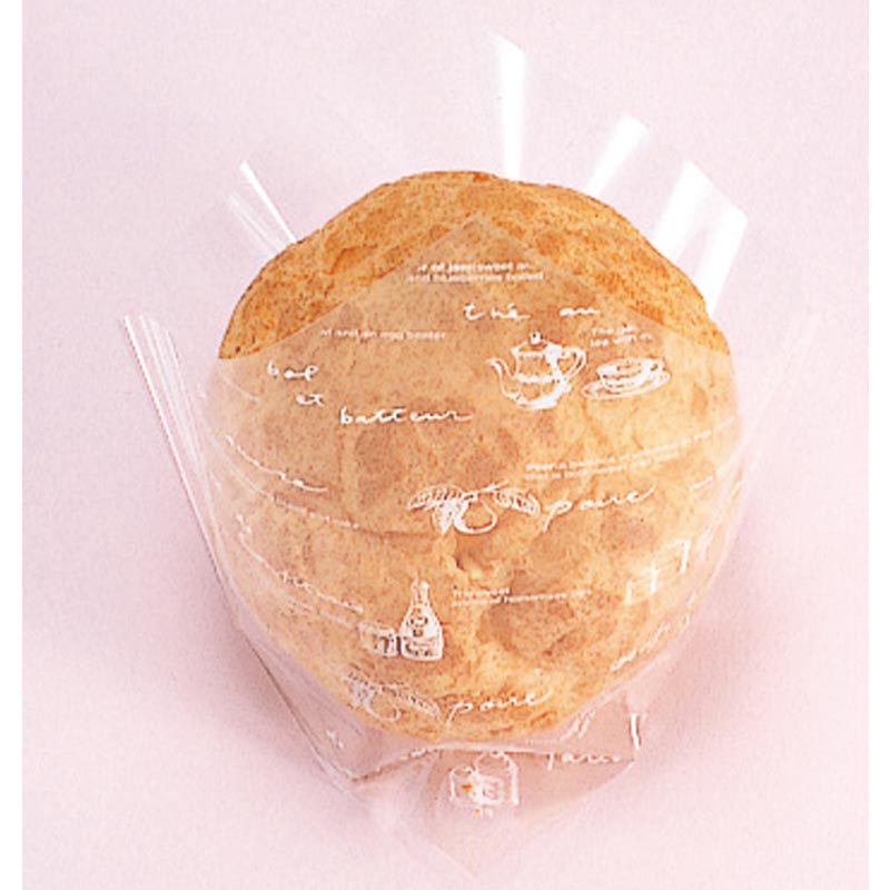 HEIKO シュークリーム袋 OPP 12-12 ティータイム 100枚/袋