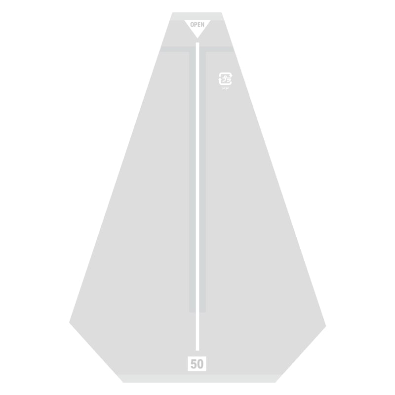 HEIKO サンドイッチ袋 50 イージーカット ライン白 100枚/袋