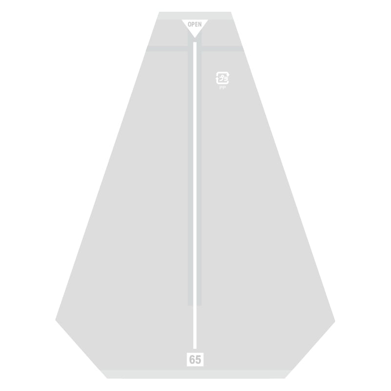 HEIKO サンドイッチ袋 65 イージーカット ライン白 100枚/袋