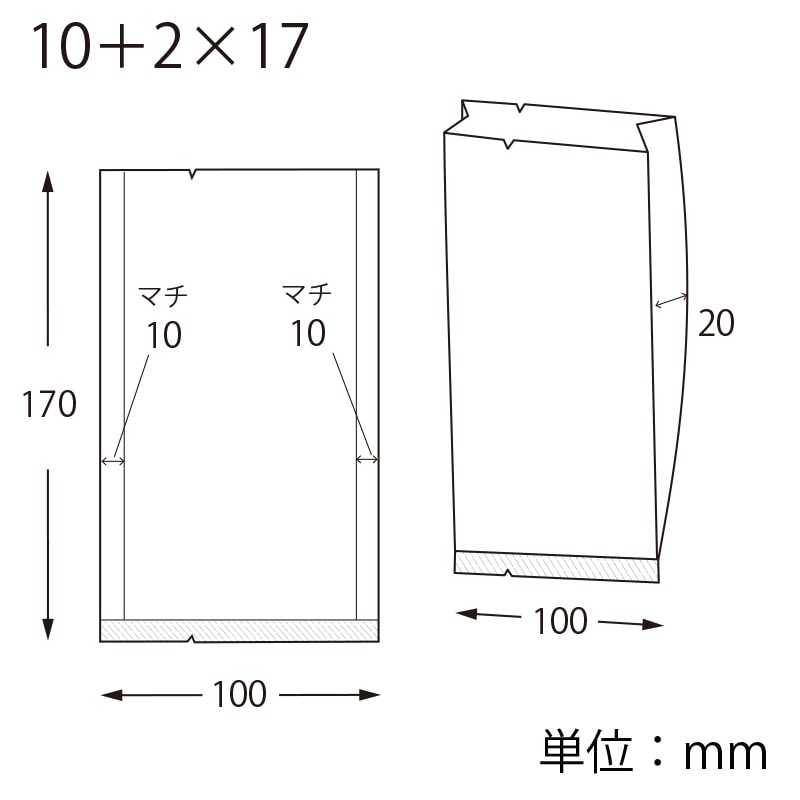HEIKO スウィートパック 合掌GKL 10+2×17 100枚/袋