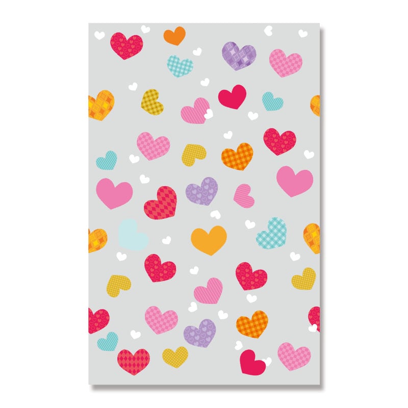 HEIKO OPP袋 クリスタルパック M-1 ハートストリング 50枚/袋