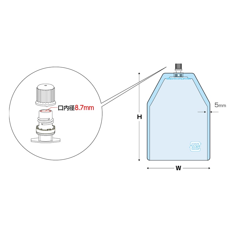 カウパック 夢パック DP8.7-SK0120 500枚/箱(ご注文単位1箱)【直送品】