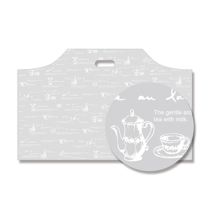 HEIKO 手抜きポリ袋 バイオハンディバッグ YL ティータイム 100枚/袋