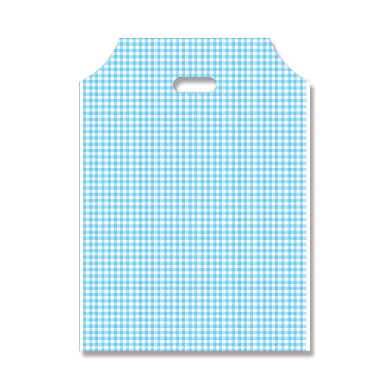 HEIKO 手抜きポリ袋 バイオハンディバッグ S ギンガム2 B 100枚/袋