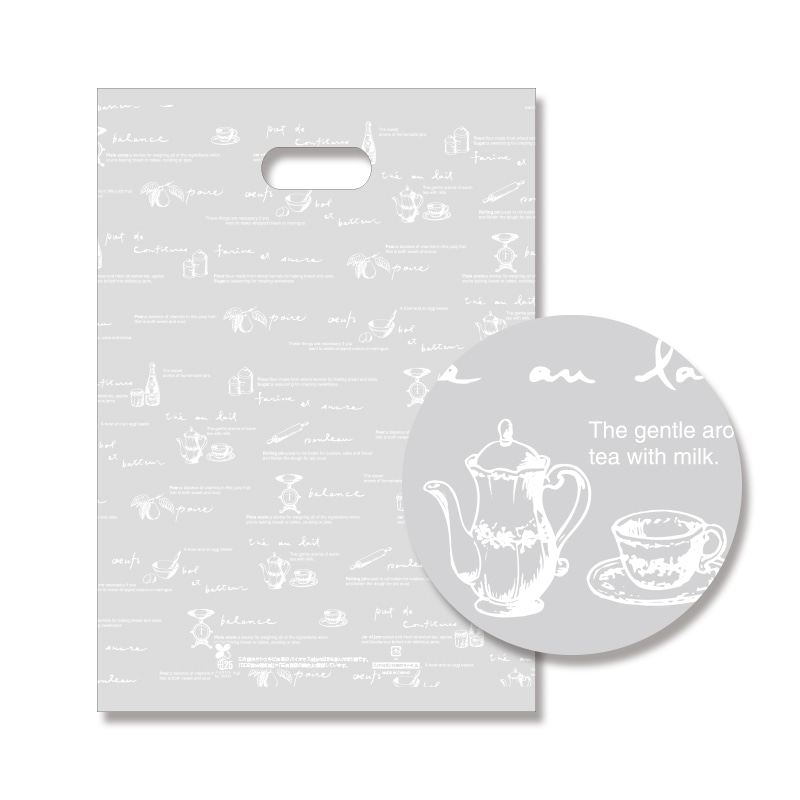 HEIKO 手抜きポリ袋 バイオHDポリ SG26-37 ティータイム 100枚/袋