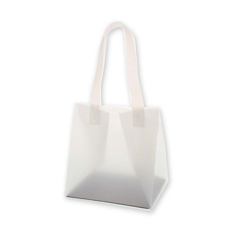 HEIKO 手提げポリ袋 ポリチャームバッグ WSS ナチュラル 表記入り 20枚/袋