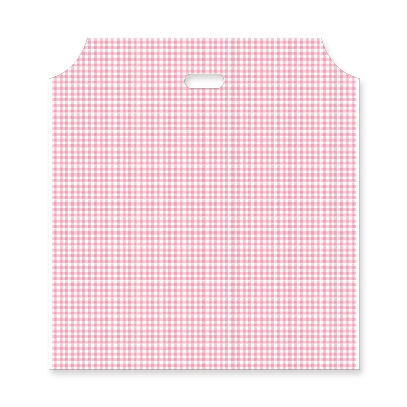 HEIKO 手抜きポリ袋 バイオハンディバッグ L ギンガム2 P 100枚/袋