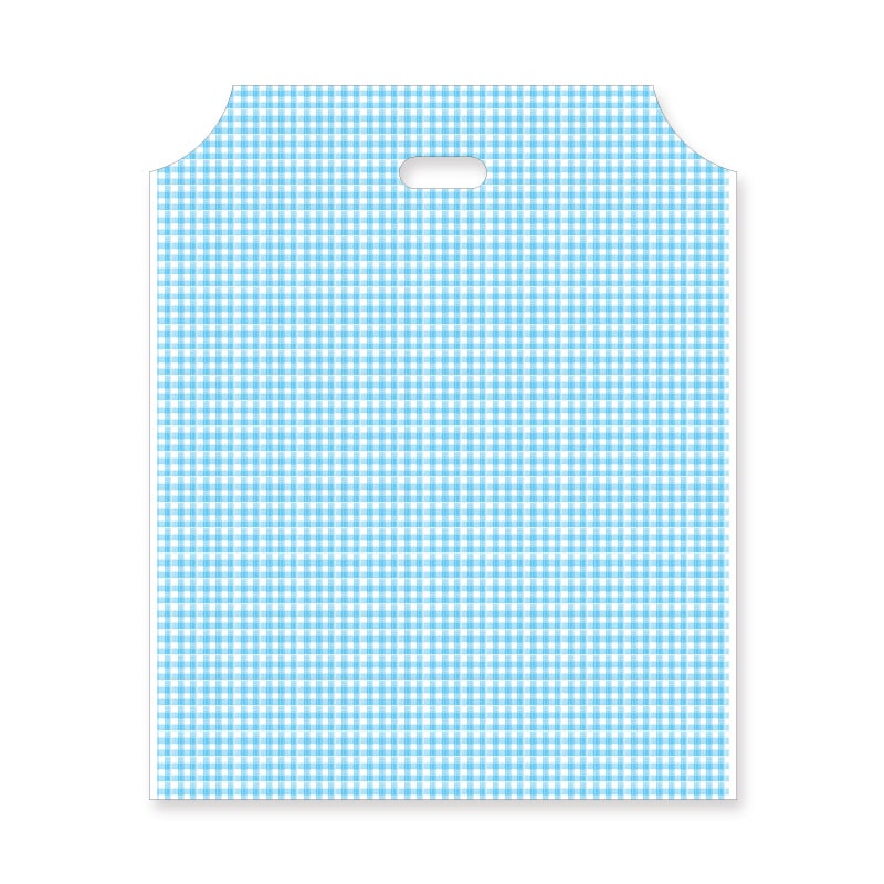 HEIKO 手抜きポリ袋 バイオハンディバッグ M ギンガム2 B 100枚/袋