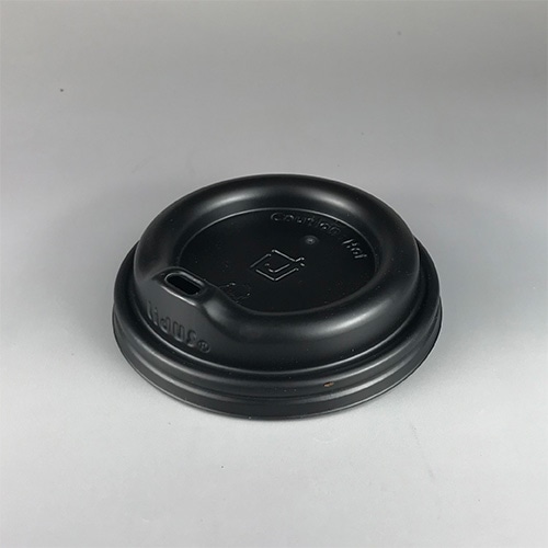 BMターゲット 二重カップ用 ノーストローリッド 90口径 9・10・12・16オンス対応 黒 50個/袋(ご注文単位20袋)【直送品】