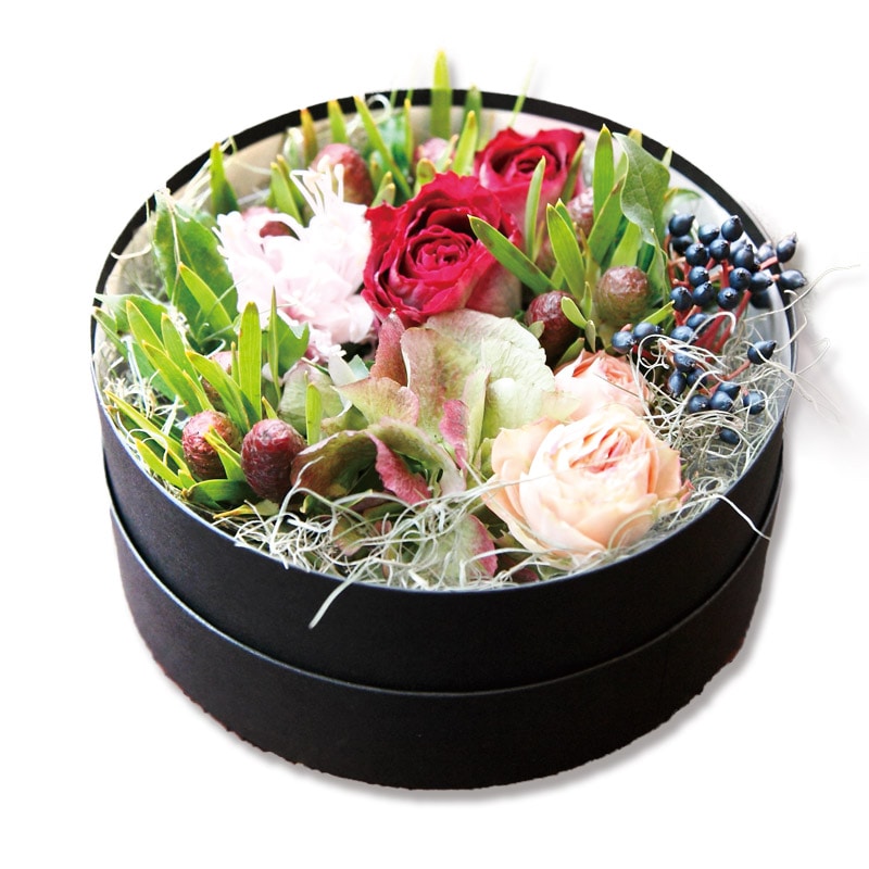 HEIKO 箱 サークルボックス 170-73 L ブラック 1個 006868353 包装用品