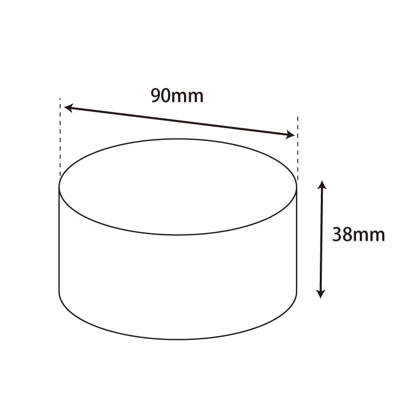 HEIKO 箱 サークルボックス 90-38 SS ホワイト 1個(ご注文単位5個)