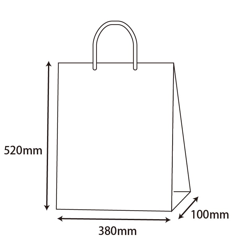 HEIKO 紙袋 デラックスチャームバッグ カスタム(DXKA) ゴールドチェック 10枚/束