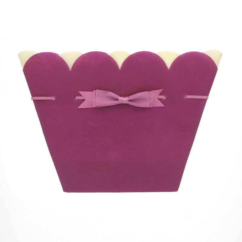 HEIKO 鉢カバー 不織布ポットバッグ 4号 ヴァイオレット 10枚/袋