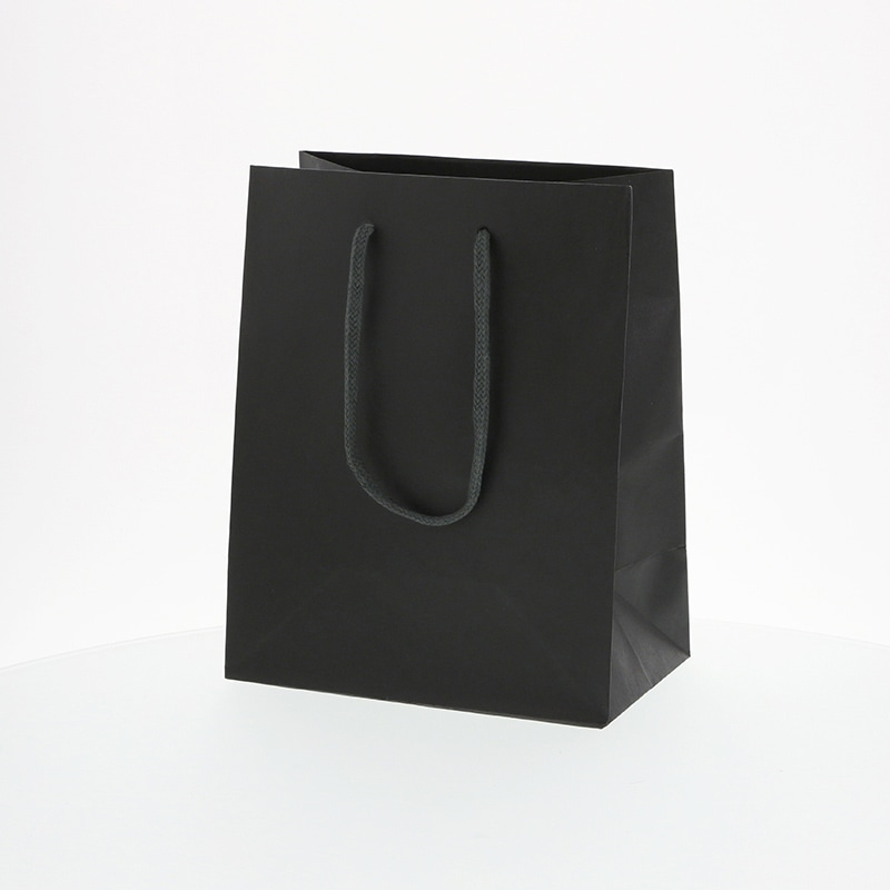 HEIKO 紙袋 カラーチャームバッグ 20-12 黒 10枚/袋