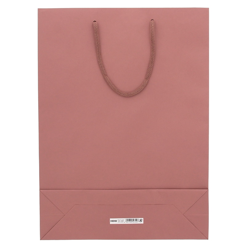 HEIKO 紙袋 カラーチャームバッグ 2才 アズキ 10枚/袋