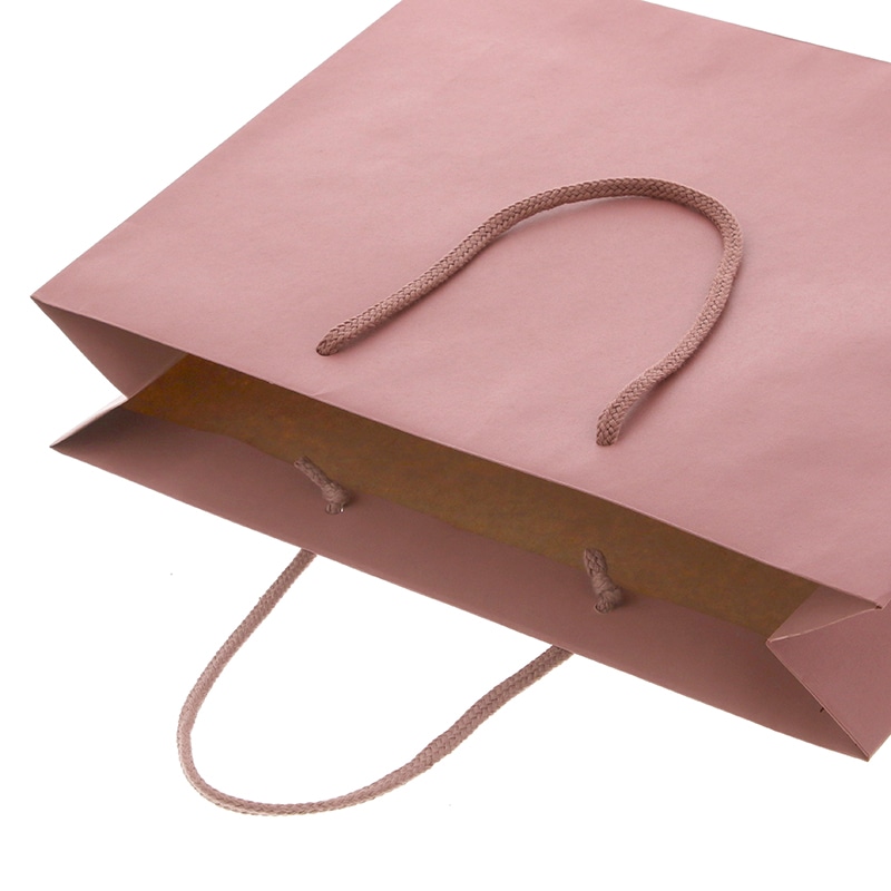 HEIKO 紙袋 カラーチャームバッグ 3才 アズキ 10枚/袋