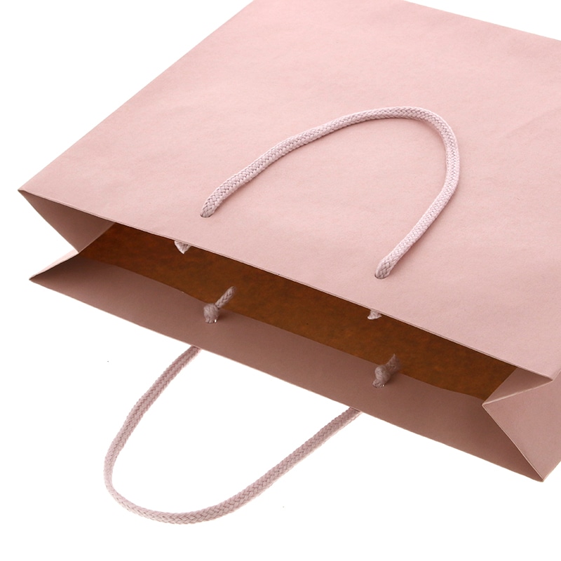 HEIKO 紙袋 カラーチャームバッグ 3才 ピンク 10枚/袋