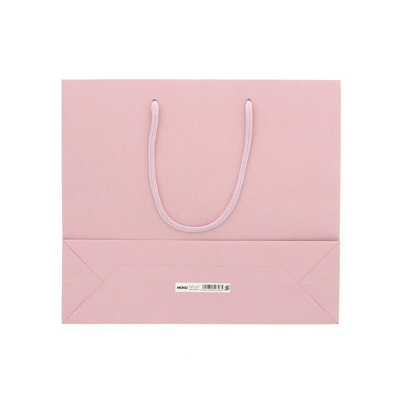 HEIKO 紙袋 カラーチャームバッグ 3才 ピンク 10枚/袋