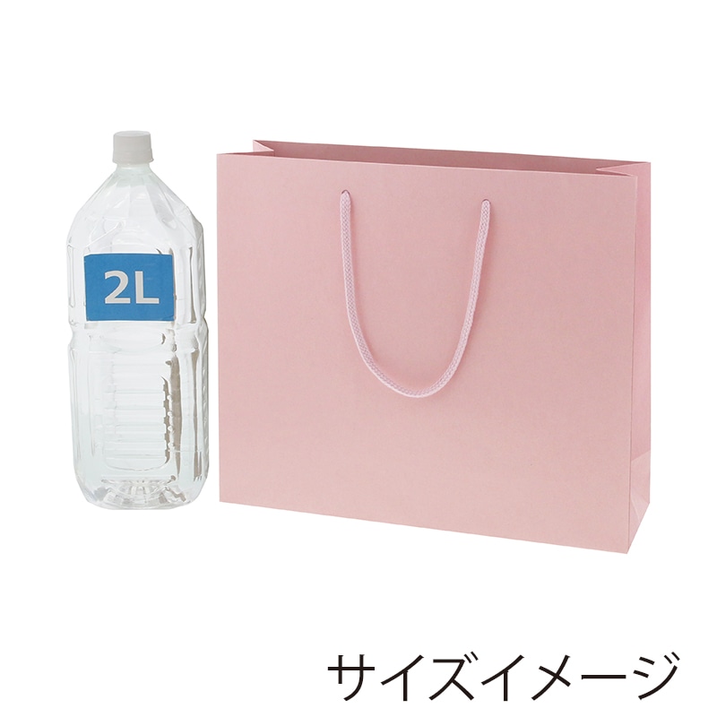 HEIKO 紙袋 カラーチャームバッグ 3才 ピンク 10枚/袋