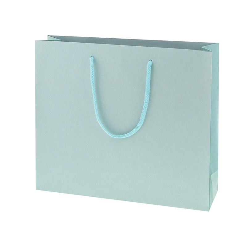 HEIKO 紙袋 カラーチャームバッグ 3才 ミズ 10枚/袋