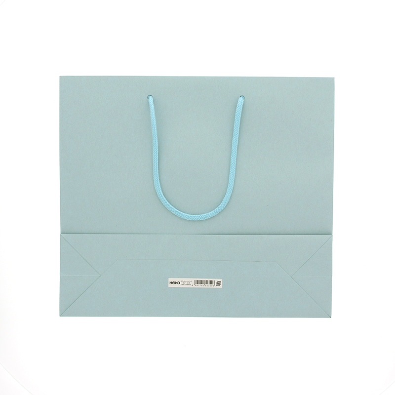 HEIKO 紙袋 カラーチャームバッグ 3才 ミズ 10枚/袋