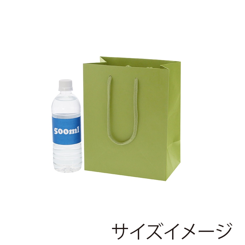 HEIKO 紙袋 カラーチャームバッグ 20-12 ヒワ 10枚/袋