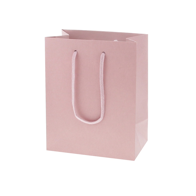 HEIKO 紙袋 カラーチャームバッグ 20-12 ピンク 10枚/袋