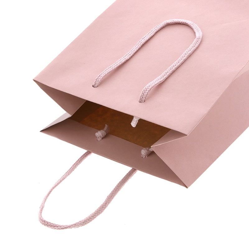 HEIKO 紙袋 カラーチャームバッグ 20-12 ピンク 10枚/袋