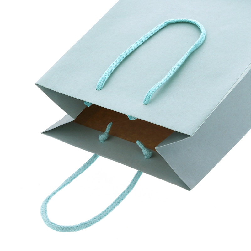 HEIKO 紙袋 カラーチャームバッグ 20-12 ミズ 10枚/袋