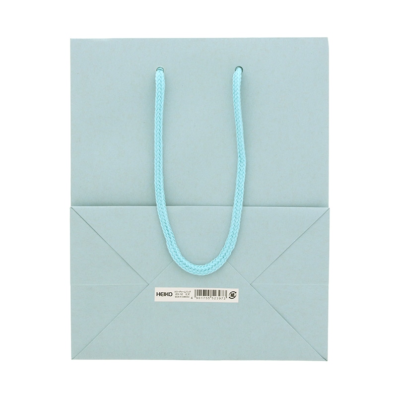 HEIKO 紙袋 カラーチャームバッグ 20-12 ミズ 10枚/袋