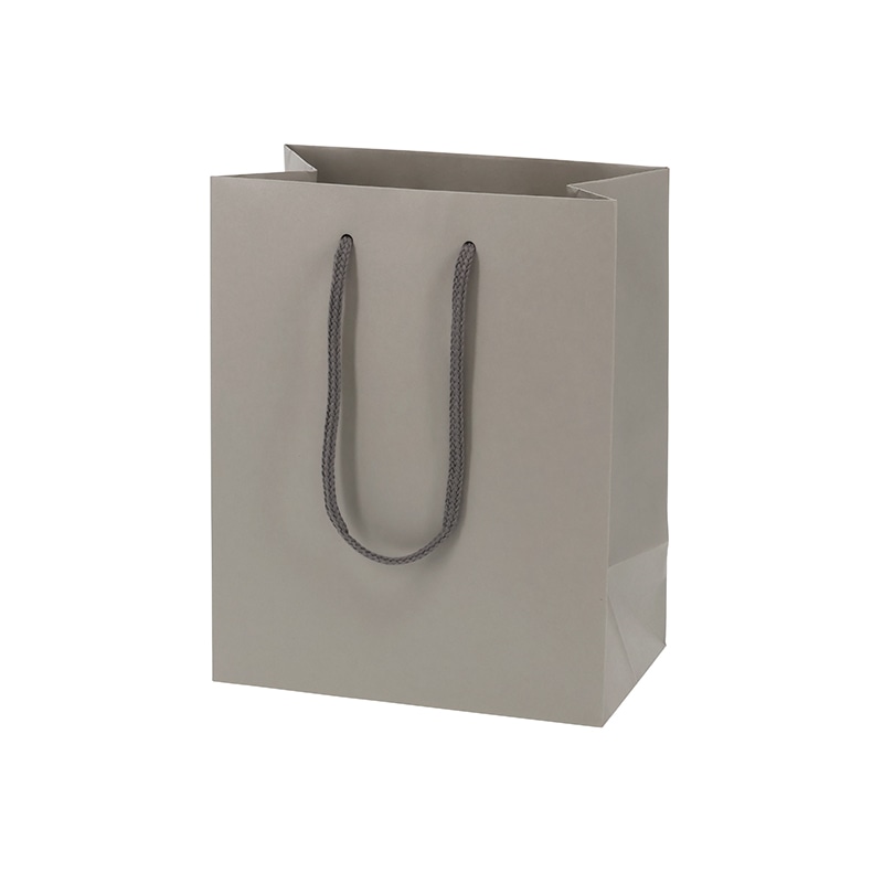 HEIKO 手提げ紙袋 カラーチャームバッグ 20-12 グレー 10枚/袋