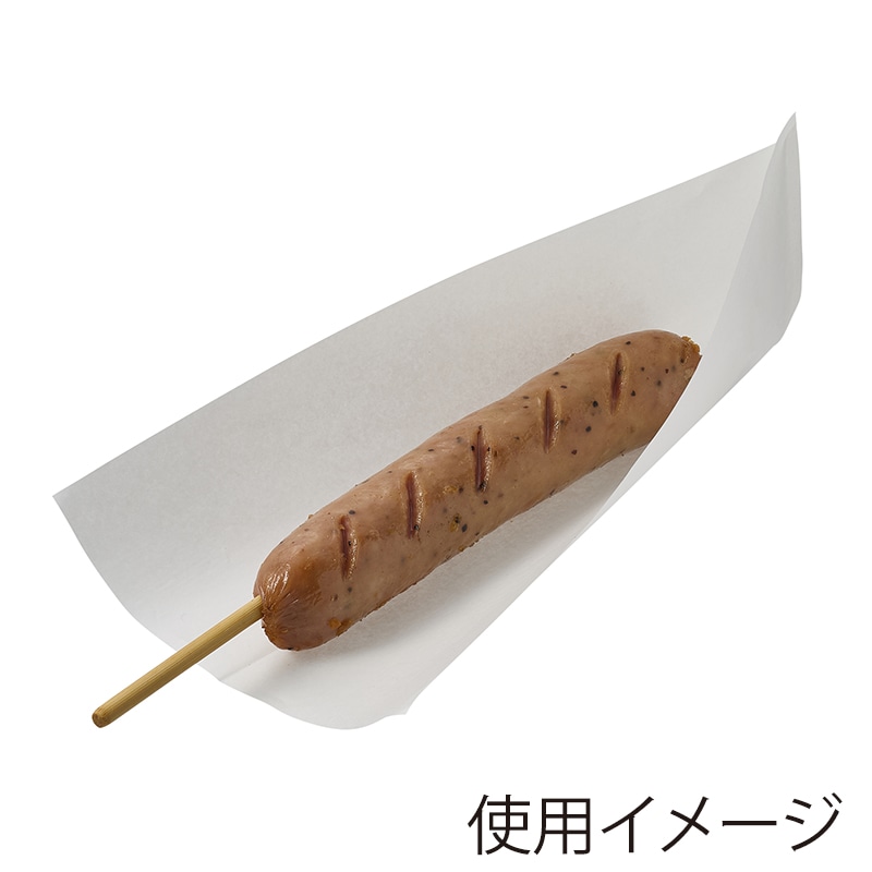 HEIKO エコホットドッグスリーブ S 白無地 100枚/袋