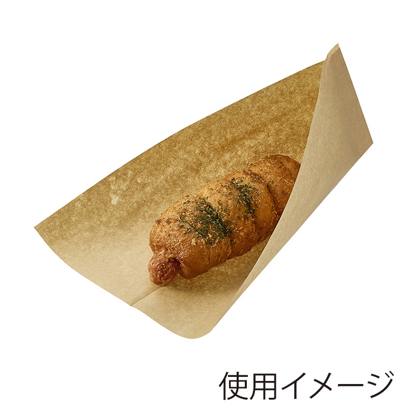 HEIKO エコホットドッグスリーブ L 未晒無地 100枚/袋