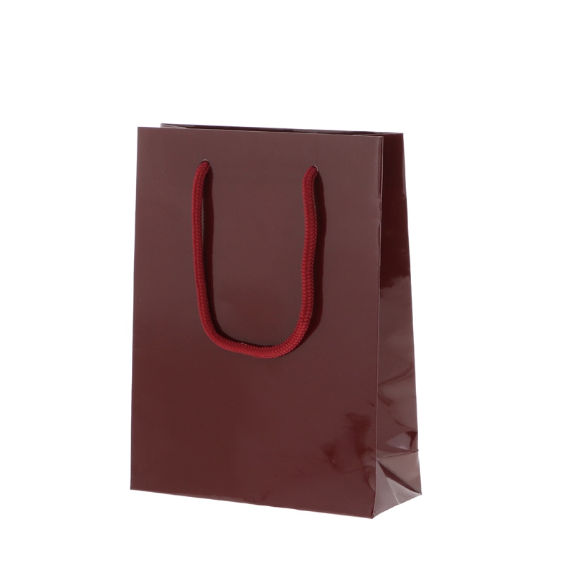 HEIKO 紙袋 ブライトバッグ MM エンジ 10枚/袋