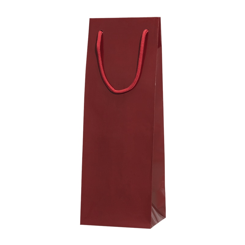 HEIKO 紙袋 ブライトバッグ ワインLL エンジ 10枚/袋