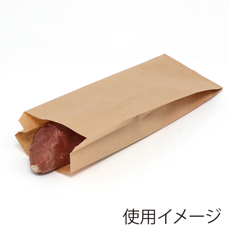 HEIKO ガゼットパック 焼き芋用 未晒無地 100枚/袋