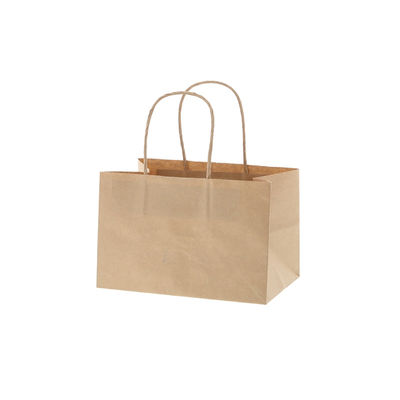 HEIKO 手提げ紙袋 オブロングバッグ 20-13 未晒無地 20枚/袋