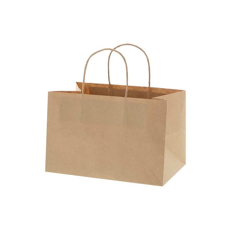 HEIKO 手提げ紙袋 オブロングバッグ 26-17 未晒無地 20枚/袋