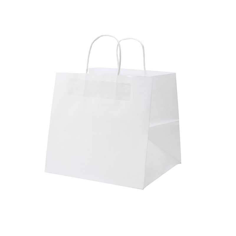 HEIKO 手提げ紙袋 オブロングバッグ 29-27 白無地 20枚/袋