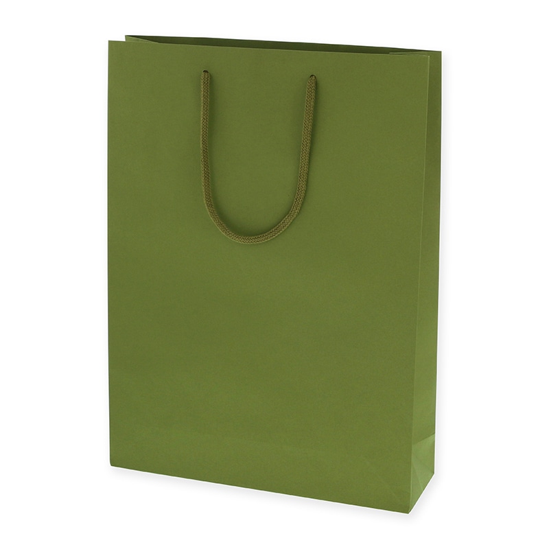 HEIKO 紙袋 プレーンチャームバッグ 2才 ヒワ 10枚/袋