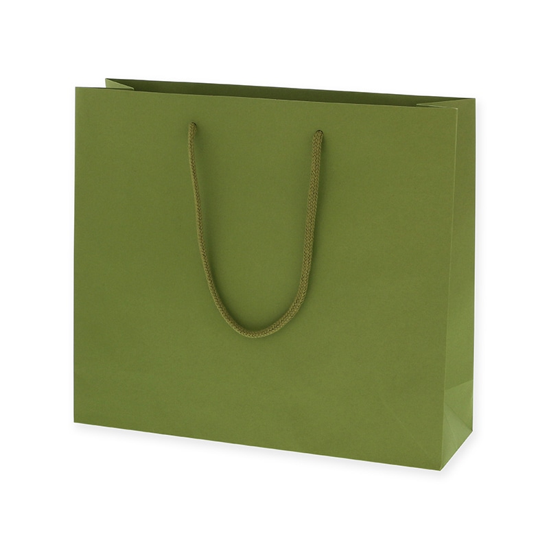 HEIKO 紙袋 プレーンチャームバッグ 3才 ヒワ 10枚/袋