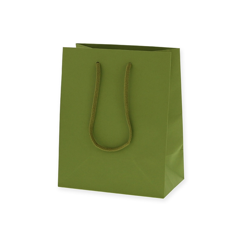 HEIKO 紙袋 プレーンチャームバッグ 20-12 ヒワ 10枚/袋