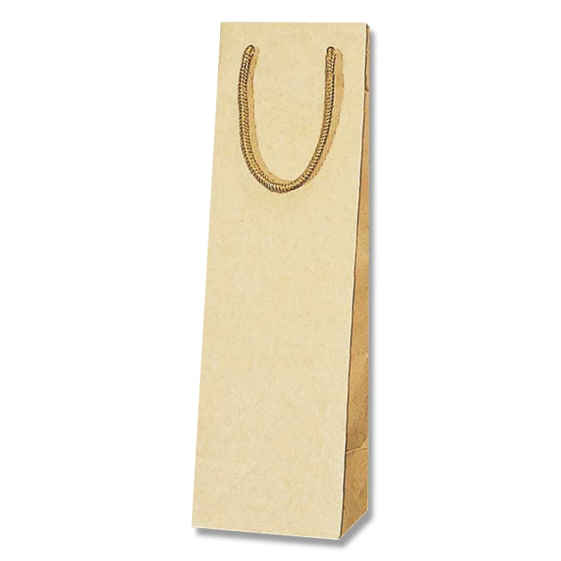 HEIKO 紙袋 Kバッグ ワイン1本 クラフトエンボス 10枚/袋